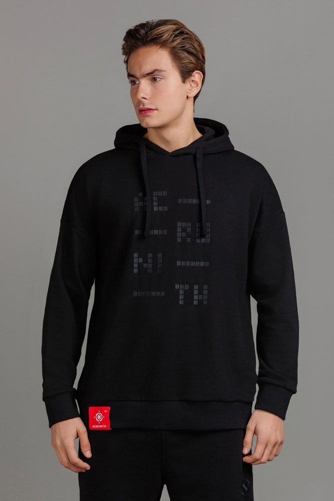 Acronith ACROHOOD WINTERIZED - BLACK PIXELATED MAN December 2023-59700