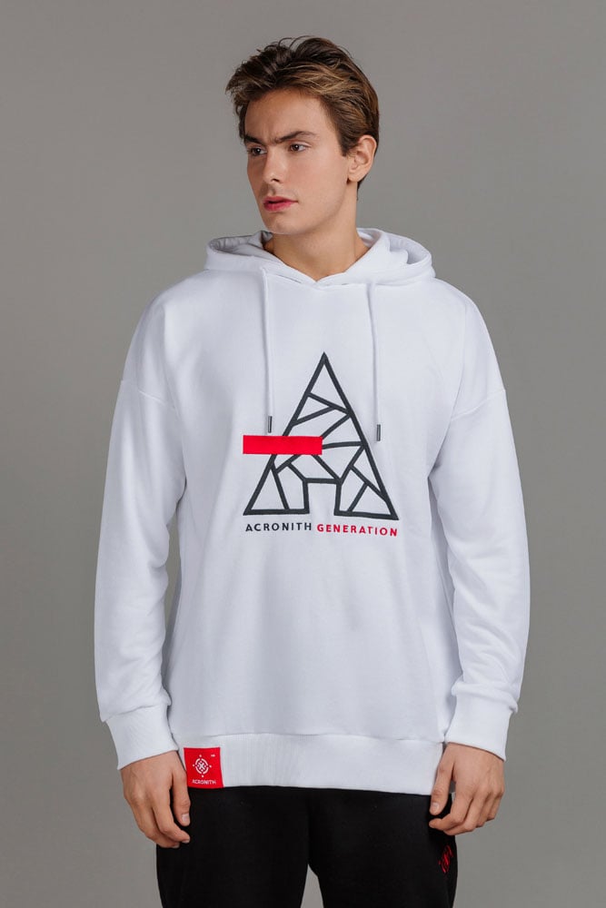 Acronith ACROHOOD WHITE ALPHA MAN December 2023-59658